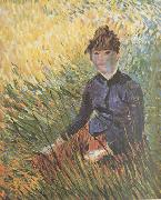 Vincent Van Gogh, Woman sitting in the Grass (nn04)